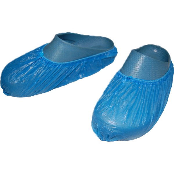 Überschuhe, blau