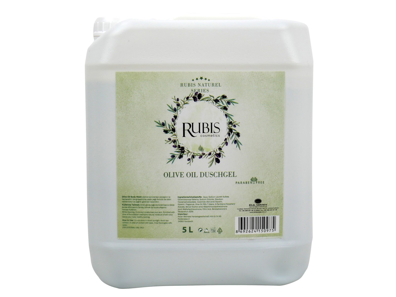 Hamamseife flüssig Olive